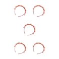 thumbnail image 3 of sweethay Diadema Unisex para hombre y mujer, banda deportiva para el cabello, aro de Metal, flequillo doble, horquilla para el cabello, Type5 NO5, 3 of 6