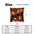 thumbnail image 5 of Thanksgiving Fruits Throw Pillow Covers Set of 2 - Velvet Decorative Pillow Cases with Unique Patterns, 16x16, 18x18, 20x20 Couch, Sofa - Throw Pillows for Living Room, 5 of 6