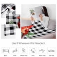 thumbnail image 4 of Christmas Red Bird Throw Flannel Blanket 60x80In Winter Berries Black White Plaid Xmas Super Soft Cozy Bed Blanket, Lightweight Plush Fuzzy Bed Throw for Bedroom Sofa Couch Living Room, 4 of 4