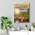 thumbnail image 3 of Scripture Walls Psalm 23:1-2 Green Pastures Bible Verse Canvas Christian Wall Art Ready to Hang Unframed, 3 of 13