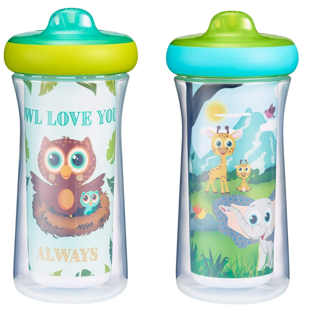 The First Years Insulated Sippy Cups 9 Oz 2 Pack