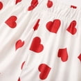 thumbnail image 6 of Norvella Womens Heart Print Boxer Shorts Elastic Waist Mid Rise Relaxed Fit Lounge Underwear All Over Pattern Casual Sleep Bottoms, 6 of 6