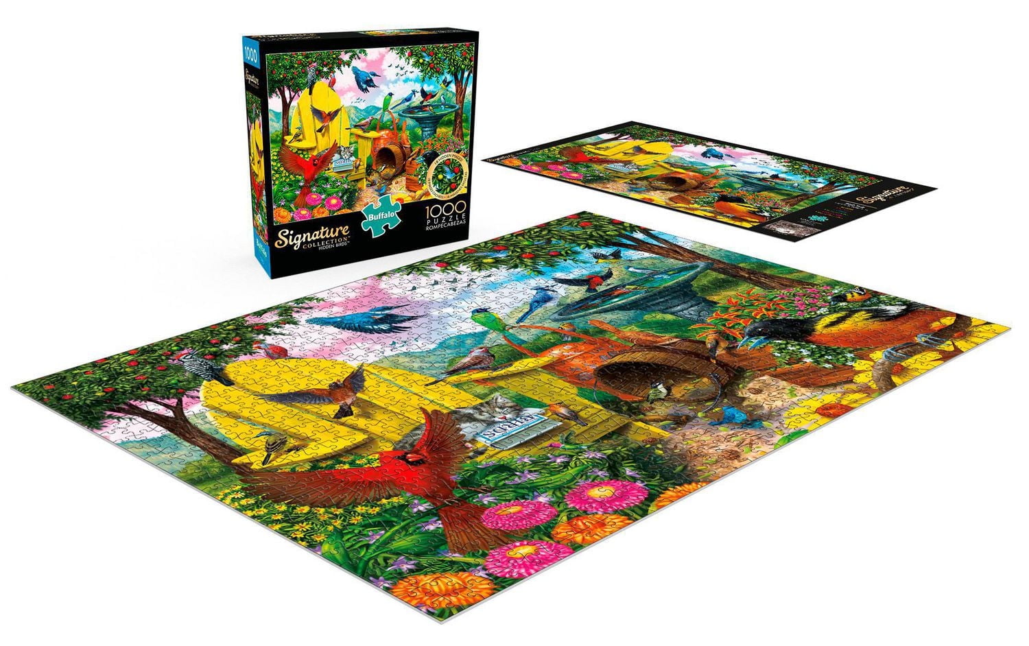 Buffalo Games Le puzzle Signature Collection Hidden Birds en 1000 pièces