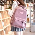 thumbnail image 4 of Lightweight College Backpack with Laptop Sleeve - Durable Oxford Bookbag for Campus, Commuting & Travel with File Organizer, 4 of 7