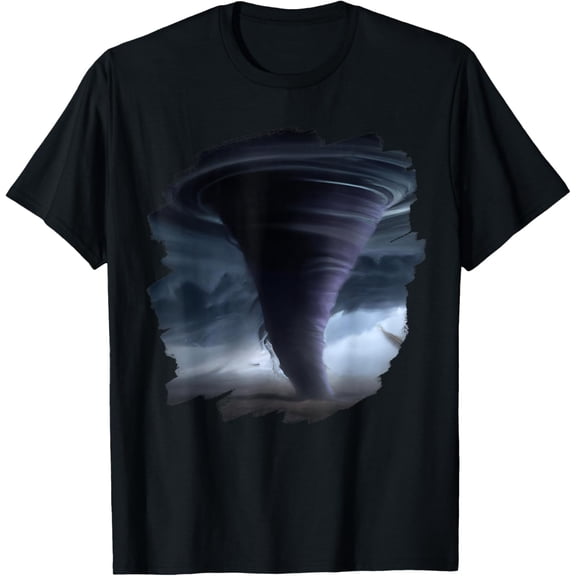 Tornado Storm Tornados Nature Weather Chaser Meteorologist T-ShirtMen and women, Black T-shirt, size: Extra large