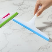 AOWOO 3 Pcs Multi-Purpose Squeegees for Shower, 10 inch Silicone Streak-Free Handheld Cleaner Squeegee with Hanging Hole, Squeegees for Bathroom, Kitchen, Glass Door, Window, Mirror