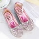 thumbnail image 1 of Disney primavera nueva niña zapatos de princesa de tacón alto de cristal niña frozen elsa princesa zapatos de cuero para niños shoes24-Insole 16,5 CM Gao Jinjia LED, 1 of 2