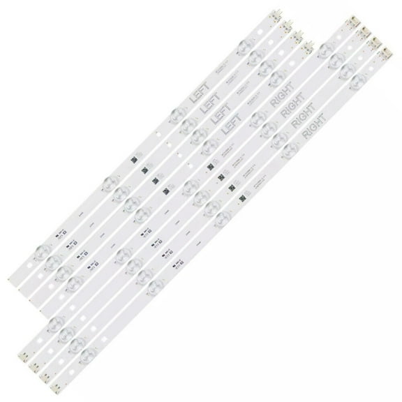 8pcs LED Backlight Strips For LG 49UK6200PUA 49UK6300PLB 49UF6400 49UF640V 49UK6300PUE 49LJ6300 49LK5700PUA 49LK5750 49UK6200 49UJ6300PUE 49UK6200PUA GAN01-1294A GAN01-1295A NC490DUE-AAFX1-41CA