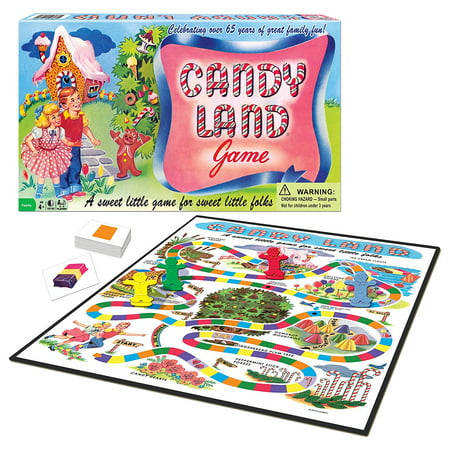Candy Land 65th Anniversary GameGame includes Bi-fold heavy-duty game board, 4 plastic gingerbread men movers, deck of 64 cards and instructions By Winning Moves (Best Games For Windows 7 64 Bit)