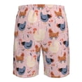 thumbnail image 6 of Naloa Funny Chicken Men's Beach Shorts, Surfing shorts, Swim trunks, Quick Dry Swim Trunks for Surfing Beach Fun - XX-Large, 6 of 9