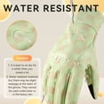 thumbnail image 2 of OZERO Womens Winter Gloves for Cold Weather: Touchscreen Thermal Womens Gloves Texting - Water Resistant Anti-Slip Warm for Running Cycling Driving Green, 2 of 8