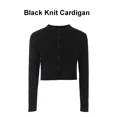 thumbnail image 1 of AP nuevo 2025, otoño, vestido vaquero sin mangas para mujer, cárdigan tejido negro, estilo de moda, 1 of 5