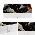 thumbnail image 4 of Halloween Ghost Elegant PU Leather Display Case with Removable Compartment for Earring Organizer and Necklace Holder - Portable Storage Box, 4 of 6