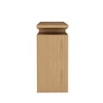 thumbnail image 6 of LKTART 55" Narrow Farmhouse Console Table, Natural Wood Veneer Sofa Table with Solid Rubberwood Supports for Entryway Living Room Hallway Apartment, 6 of 10