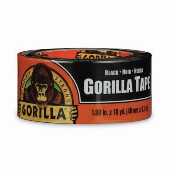 Gorilla Tape - 3 in. Core - 1.88 in. x 10 Yard - Black