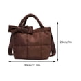 thumbnail image 2 of Bolso Hobo Algodón para Mujer Bolso Tipo Cartera Que Combina Con Bolso Compras (café), 2 of 9