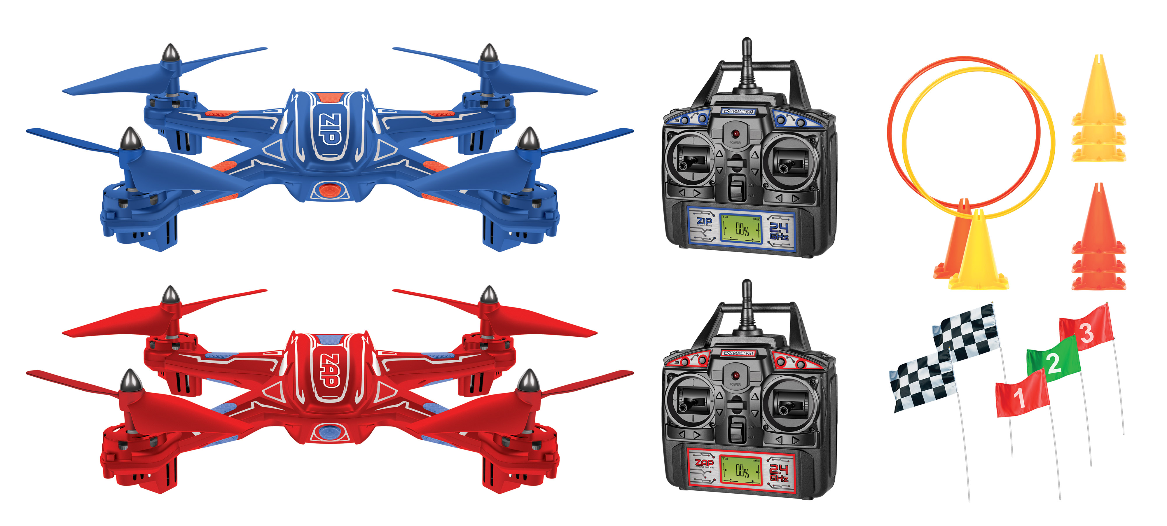 zip and zap racing drone double pack