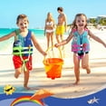thumbnail image 7 of HEY!SPLASH Swim Vest, Kids Swimming Jacket Fit 30-50/50-80lbs, Child Floaties Vest wiht Safety Strap, Float Jacket for Girls/Boys on Pool,Beach,Boating, Learn to Swim Aid, L 6-9 Yrs, 7 of 7