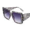 thumbnail image 4 of Gafas de sol cuadradas con montura grande, gafas de sol de moda europea y americana para mujer, gafas de sol de moda para hombre, 4 of 5