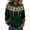 Dark Green2, variant on St. Patrick's Day Hoodie for Women, Print Shamrock Knot Pattern Pullover Sweatshirt with Front Pocket(Dark Green,L)
