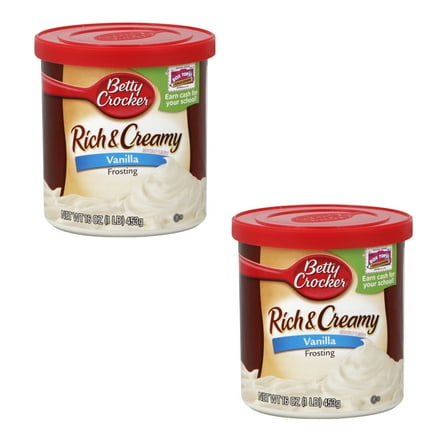 ( 2 Pack ) Betty Crocker Rich And Creamy Vanilla Frosting, 16 Oz