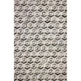 thumbnail image 1 of Bashian H112-GY-5X8-H28 Bashian Santa Fe Collection Geometric Contemporary Leather Hand Stitched Area Rug, Grey - 5 x 8 ft., 1 of 1