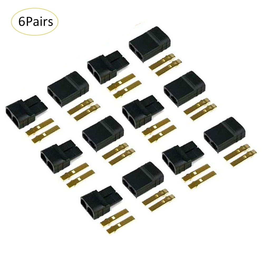 WST Traxxas TRX Plug Connectors for RC LiPo NiMH Battery Male and Female 5 Pairs