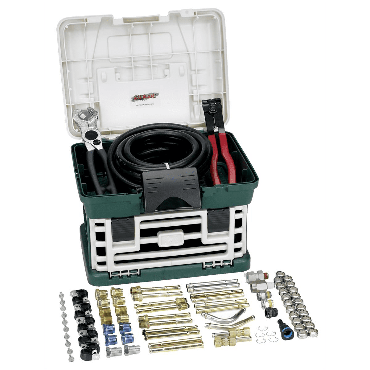 SUR&R Auto TR555 Deluxe Transmission Oil Cooler Line Repair Kit