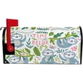 thumbnail image 5 of Coolnut Mailbox Covers Magnetic Oversize Cute Sloth with Plants Seasonal Mail Wraps for Home Outdoor Decor, 25.4"x20.78", 5 of 5