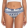 thumbnail image 1 of Balery Sea Underwater Turtles Ropa Interior de Algodón para Mujer con Dibujo – Braguitas Cómodas y Elásticas, Estilo Clásico-XX-Large, 1 of 6