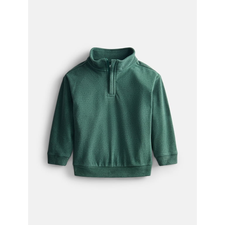 Wonder Nation Toddler Boys Quarter Zip Pullover, Sizes 18M-5T photo 1
