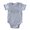 Heather Gray, variant on CafePress - Travels Alone_Wh - Cute Infant Baby Football Bodysuit