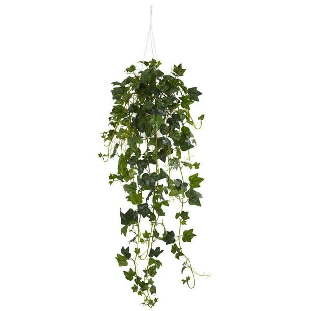 Nearly Natural 6947 English Ivy Hanging Basket Artificial Plant