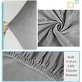 thumbnail image 2 of Velvet Bed Headboard Slipcover Full Queen King, Stretch Bed Headboard Cover Soft Dustproof Protector Cover for Bedroom Decor 79in, 2 of 9