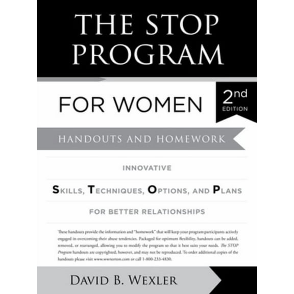 The Stop Program for Women: Handouts and Homework, (Loose Leaf)