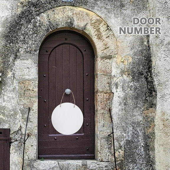 WHAMVOX  Sublimation Door Hanger Blank Unfinished Blank Sign Door Hanger Sublimation Ornament Blank Decorative Door Hanger DIY Hanging Decoration