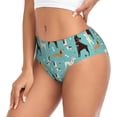 thumbnail image 2 of Fotbe Cute Dog Calzones Estampados para Mujer – Ropa Interior de Algodón, Cómoda, Suave y Elástica-3X-Large, 2 of 6