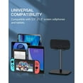 thumbnail image 2 of Tablet Stand Holder,Angle Height Adjustable Tablet & Phone Stand for Bed/Desk,Compatible with (5.5-21.5") Screen iPad Pro/Air/Mini, iPhone, Samsung, Switch, Kindle,Surface Pro, Fire HD(Black), 2 of 6