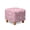 Butterfly Bead Print Pink, variant on SCRAWLGOD St. Patrick's Day Clover Print Pink Green Ottoman Slipcover Square Stretch Ottoman Covers for Folding Storage Stool Soft Foot Stool Cover with Elastic Bottom for Home Decor