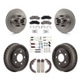 thumbnail image 1 of CMX Front Rear Disc Brake Rotors Hub Assembly Ceramic Pads and Drum Kit (7Pc) for Car Ford Ranger with 9" Diameter K8C-102747, 1 of 11