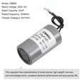 thumbnail image 4 of Capacitor de Funcionamiento CBB60 Uxcell 75x40mm 25uF 250V AC 50/60Hz 2 Cables, 4 of 5