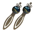 thumbnail image 2 of Glowing Plants Set of 2 Vintage Copper Crown-Shaped Stainless Steel Bookmarks - Reading Accessories Gift for Book Lovers and Readers, 2 of 5