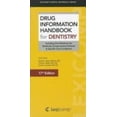 thumbnail image 1 of Pre-Owned Lexi-Comp's Drug Information Handbook for Dentistry: Including Oral Medicine for Medically-compromised Patients & Specific Oral Conditions (Lexi-comp... (Paperback) 1591952964 9781591952961, 1 of 1