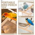 thumbnail image 5 of Hytrove Branch Bird Perch for Parrots and Cockatiels 2Pcs Khaki 7.86X7.86X0.79In, 5 of 8