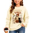thumbnail image 2 of Venzia Women Cute Fall Sweatshirt, Retro Pumpkin Black Cat Cartoon Graphic Crewneck Casual Autumn Pullover Top, 2 of 4