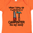 thumbnail image 4 of Inktastic Future Carpenter Builder Like Daddy Boys Baby Bodysuit, 4 of 5