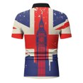 thumbnail image 4 of ZRBYWB Men's Polo Shirt Men Fashion Spring Summer Casual Short Sleeve Turndown Neck Flag Printed Shirts Top Blouse Polo Shirts For Men, 4 of 4