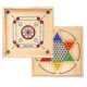 thumbnail image 4 of 2024 4 In 1 Wooden Carrom Board Toy Catapult Chess Games Checkers Burr-free Two-player Puzzle Game Parent-child Interactive Toys Gift, 4 of 5