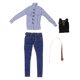 thumbnail image 3 of 1: 6 patrones femeninos y jeans ropa de mujer para accesorios de 12 '', 3 of 9