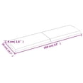 thumbnail image 2 of vidaXL Table Top Light Brown 160x50x(2-4) cm Treated Solid Wood Oak, 2 of 7